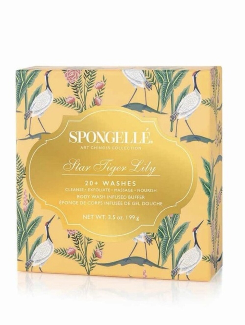 Spongelle Star Tiger Lily Art Chinois Body Wash Infused Buffer